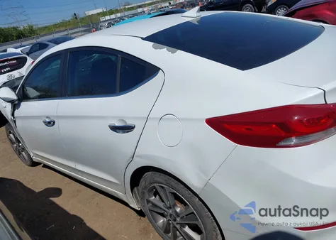 2017 Hyundai Elantra Limited from USA, damaged, VIN 5NPD84LF3HH034630